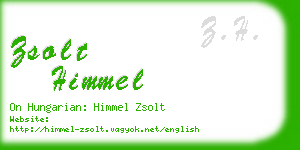 zsolt himmel business card